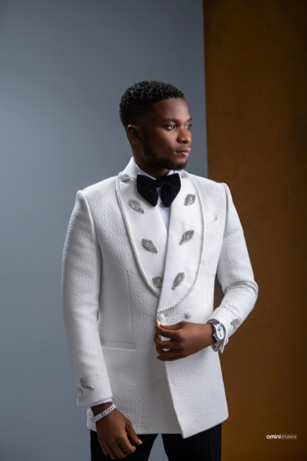 The Ivory Leaf Embellished Tuxedo