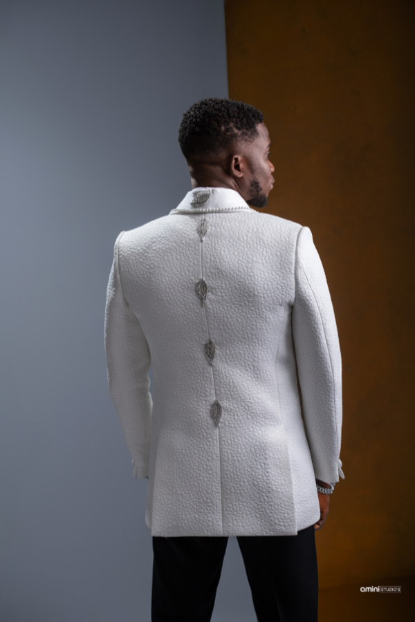 The Ivory Leaf Embellished Tuxedo