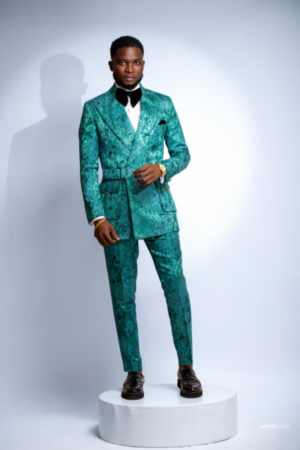 The Emerald Mosaic Statement Suit