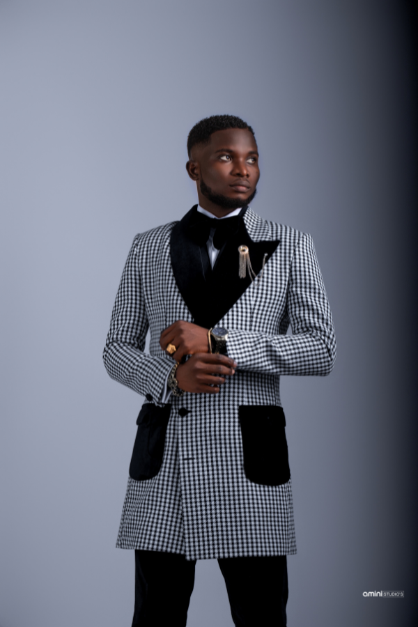 The Monochrome Peak Tuxedo Coat